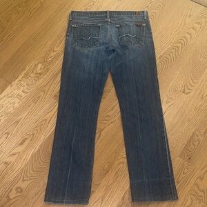 7 For All Mankind Y2K Low Rise Straight Leg Jeans